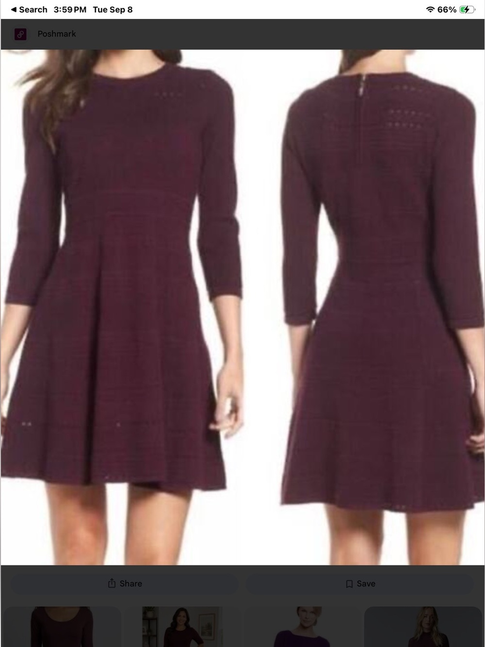Eliza J Sweater Knit Dress